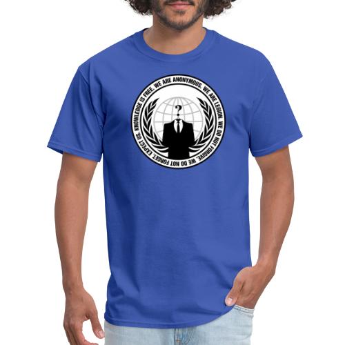 Anonymous Logo With Slogan png - Men's T-Shirt