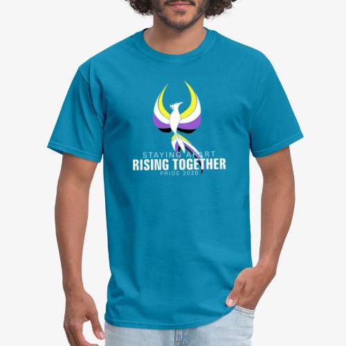 Nonbinary Staying Apart Rising Together Pride - Men's T-Shirt