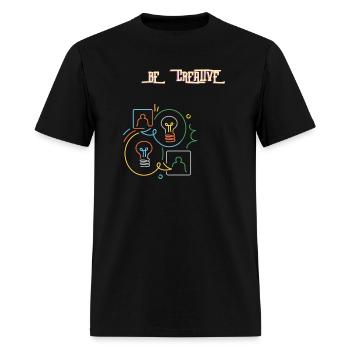 Be Creative - Men's T-Shirt - black - Front - Jose (178cm)