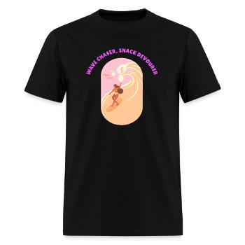 Wave Chaser Snack Devourer - Men's T-Shirt - black - Front - Jose (178cm)