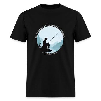 Pêcheur Pêcheur Pêcheur Poisson - T-shirt Homme - noir - Devant - Jose (178cm)