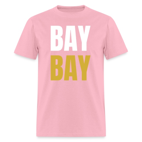 BAY BAY (White and Gold) - Men's T-Shirt