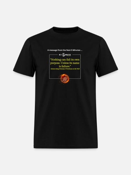 Nothing can fail its purpose Shawn Abrams - Men's T-Shirt - black