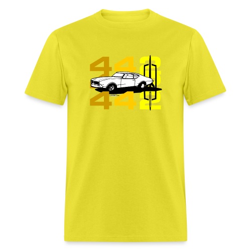 auto_oldsmobile_442_002a - Men's T-Shirt