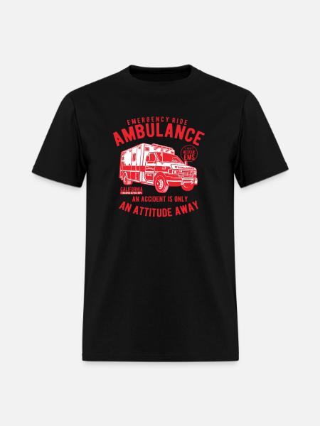 Ambulance Emergency Ride - Men's T-Shirt - black