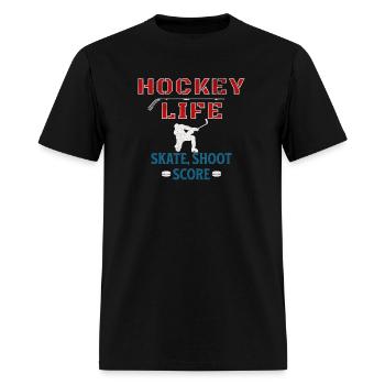 Hockey Life - Men's T-Shirt - black - Front - Jose (178cm)