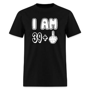 40th birthday - 40th Birthday Vintage Made in 19 - Men's T-Shirt - black - Front - Jose (178cm)