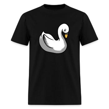 Swan - Men's T-Shirt - black - Front - Jose (178cm)
