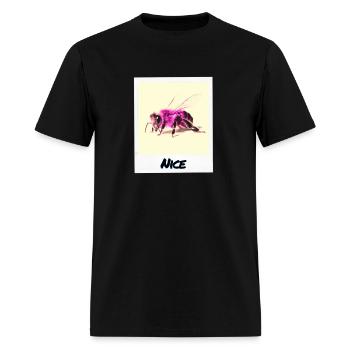 Bee Nice! - Men's T-Shirt - black - Front - Jose (178cm)