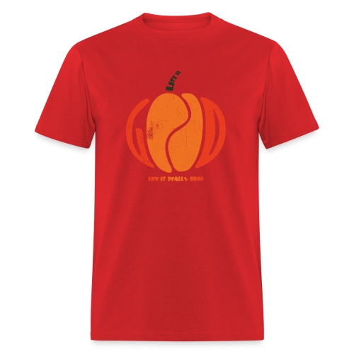 Life Is Really Good Pumpkin - Men's T-Shirt