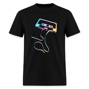 Cassette Tape Band - love for the old tape - Men's T-Shirt - black - Front - Jose (178cm)
