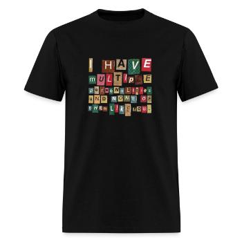 Multiple Personalities - Men's T-Shirt - black - Front - Jose (178cm)