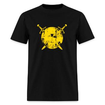 Swords And Shield - Men's T-Shirt - black - Front - Jose (178cm)