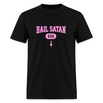 Hail Satan - Men's T-Shirt - black - Front - Jose (178cm)