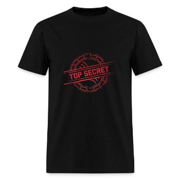 Top secret - Men's T-Shirt - black - Front - Jose (178cm)