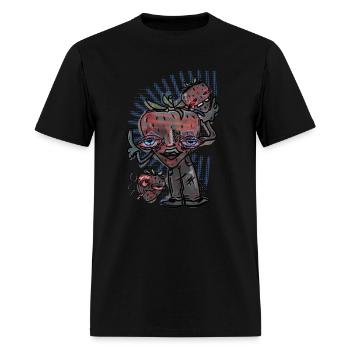 BERRY CREW - Men's T-Shirt - black - Front - Jose (178cm)