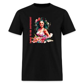 Dare to be Different - Men's T-Shirt - black - Front - Jose (178cm)