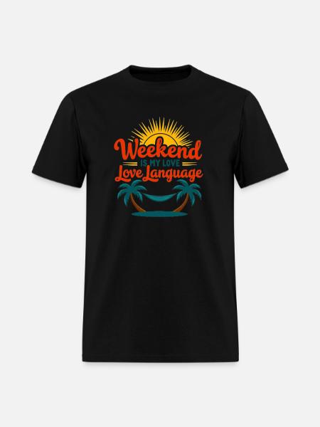 Weekend Love - Men's T-Shirt - black