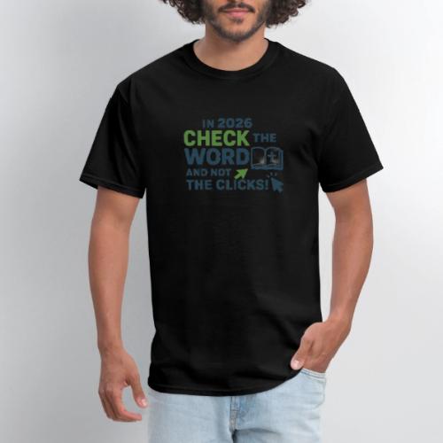 Color Word Clicks 2026 Background - Men's T-Shirt