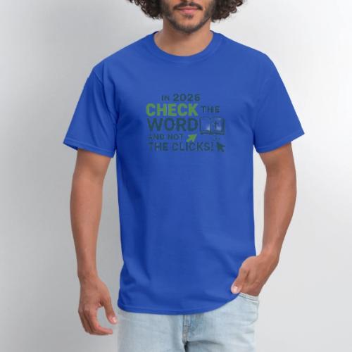 Color Word Clicks 2026 Background - Men's T-Shirt
