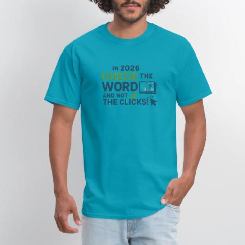Color Word Clicks 2026 Background - Men's T-Shirt