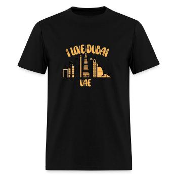 i love dubai - Men's T-Shirt - black - Front - Jose (178cm)