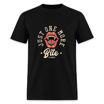 Just One more Bite - i'm thirsty - Men's T-Shirt - black - Front - Jose (178cm)