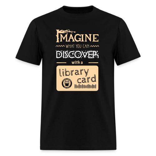 Library Card Sign-up Month - DISCOVER - Men's T-Shirt