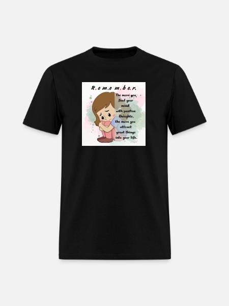 Positive Mindfulness Inspirational Design - Men's T-Shirt - black