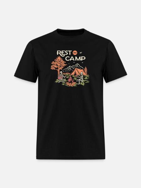 Rest in Camp - Men's T-Shirt - black