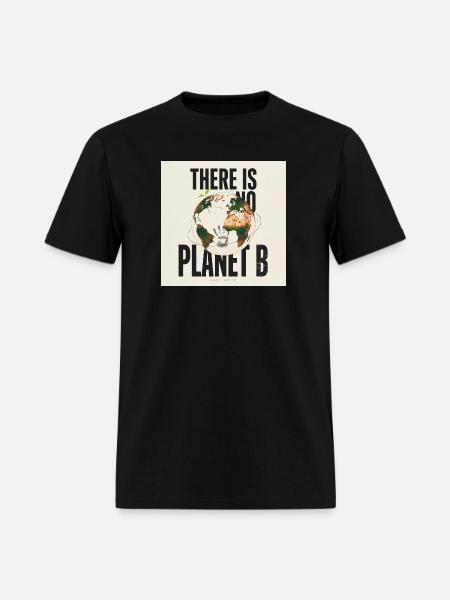 There Is No Planet B - Men's T-Shirt - black
