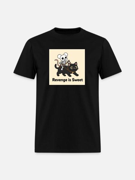Revenge is Sweet Halloween Design - Men's T-Shirt - black