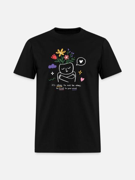 Kind Mind Bloom - Men's T-Shirt - black