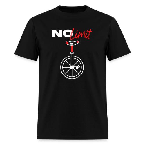 No Limit Unicycling - Men's T-Shirt