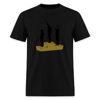 Black Power Mexico 1968 - Men's T-Shirt - black - Front - Jose (178cm)