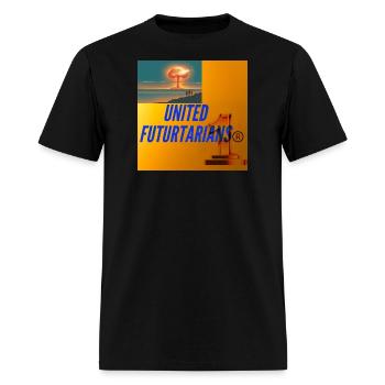 UNITED FUTURTARIANS (111111) - Men's T-Shirt - black - Front - Jose (178cm)