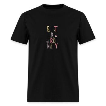 Jojo Siwa Extraordinary Unicorn Artsy Letter Hoodi - Men's T-Shirt - black - Front - Jose (178cm)