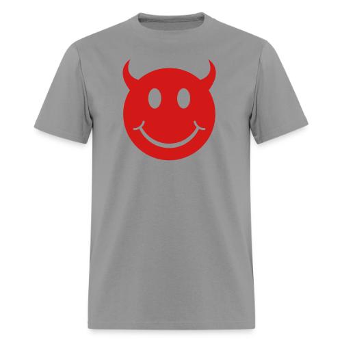 Smiley Devil Face - Men's T-Shirt