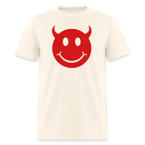 Smiley Devil Face - Men's T-Shirt