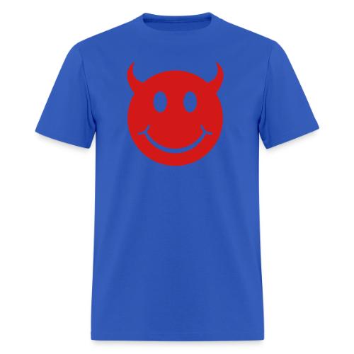 Smiley Devil Face - Men's T-Shirt