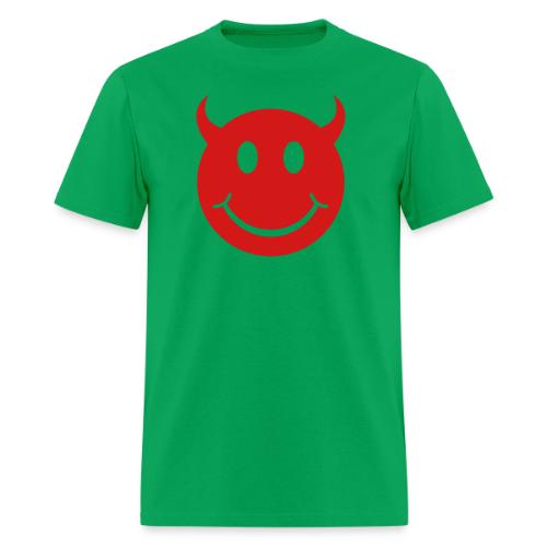 Smiley Devil Face - Men's T-Shirt