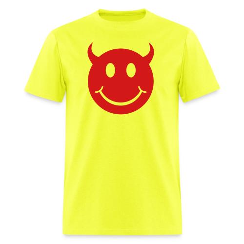 Smiley Devil Face - Men's T-Shirt