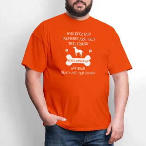 Best Friend Is Austrian Black And Tan Hound Cool - Men's T-Shirt