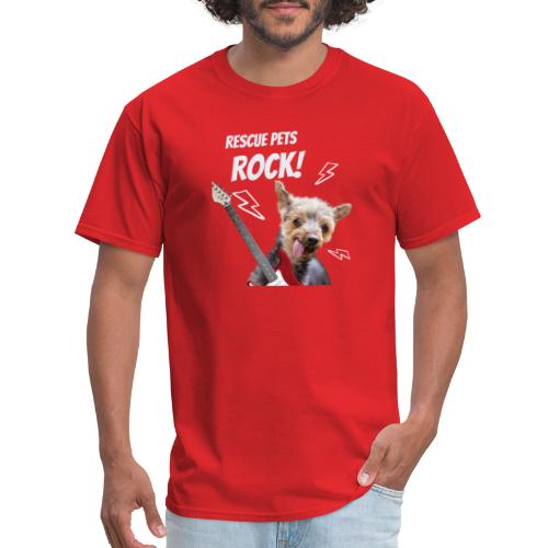 Rescue Pets Rock! - Men's T-Shirt