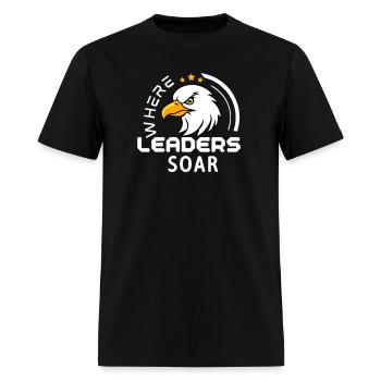 Where Leaders Soar - Men's T-Shirt - black - Front - Jose (178cm)