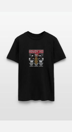 Tee-shirt Mr. Hankey The Christmas Poo - Coton 100%, Coupe Classique, Manches Courtes, Gris (humour Décalé)