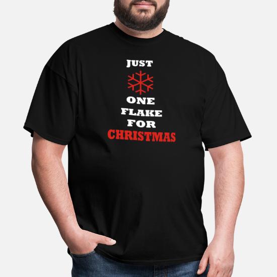 Funny Snowflake Christmas sayings' Men's T-Shirt | Spreadshirt