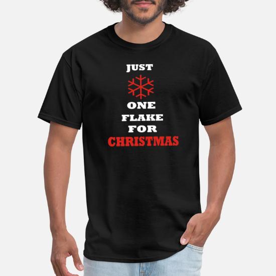 Funny Snowflake Christmas sayings' Men's T-Shirt | Spreadshirt
