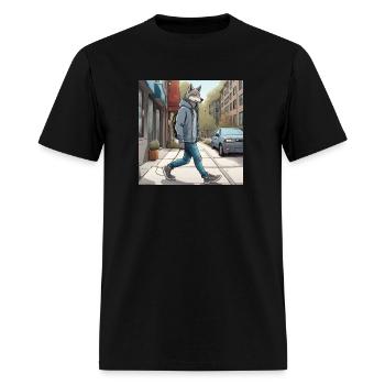 Cameron Fury - Men's T-Shirt - black - Front - Jose (178cm)