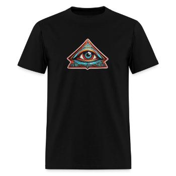 secret society illuminati - Men's T-Shirt - black - Front - Jose (178cm)